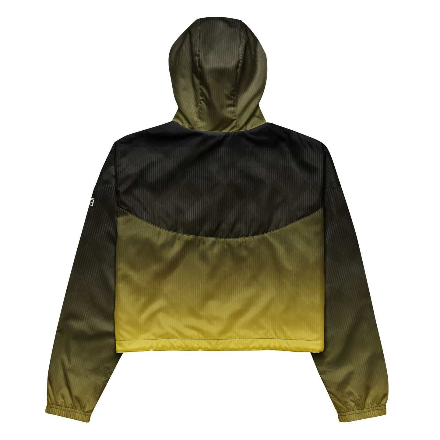 esess Women’s cropped windbreaker Green