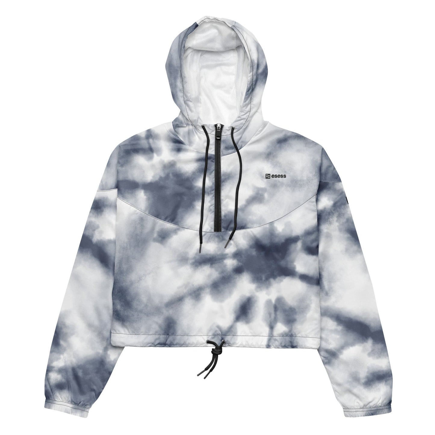 esess Women’s cropped windbreaker Grey