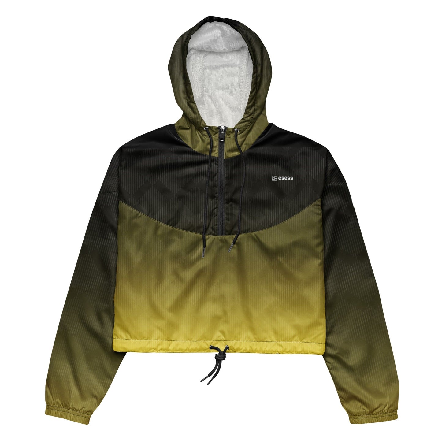 esess Women’s cropped windbreaker Green
