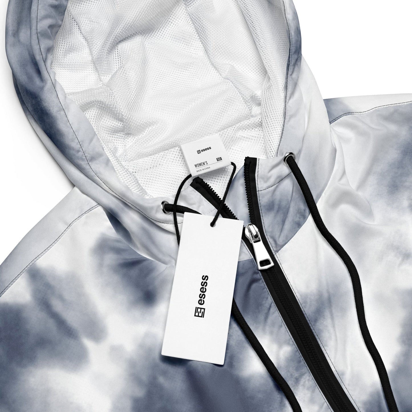 esess Women’s cropped windbreaker Grey