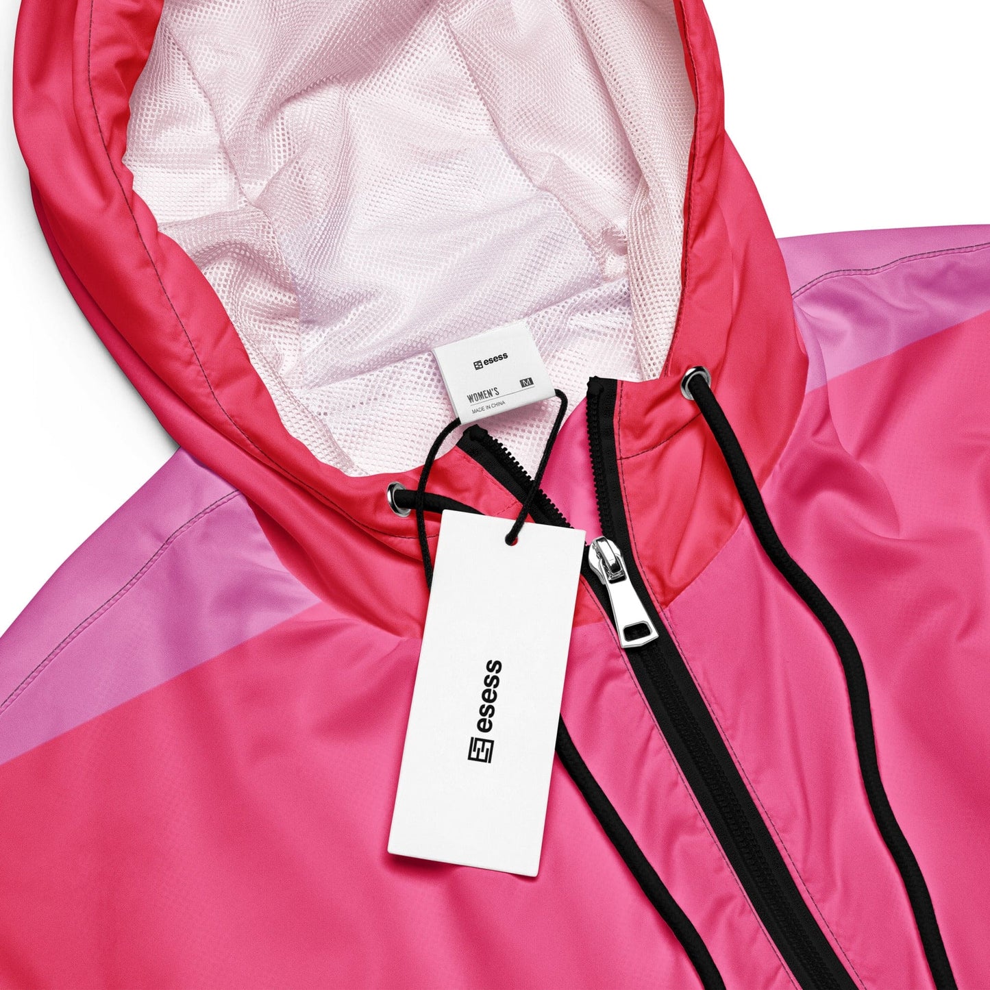 esess Women’s cropped windbreaker Pink