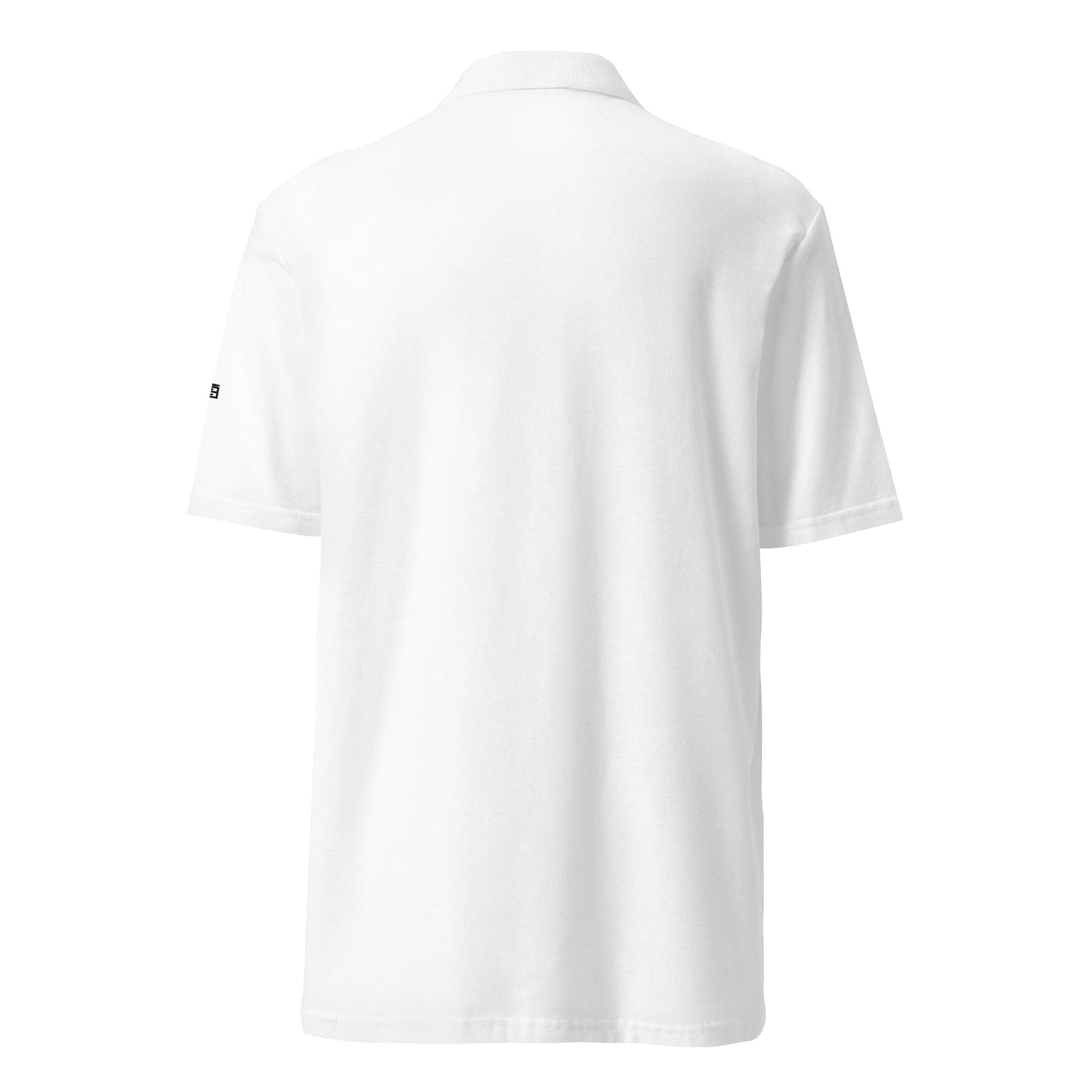 esess Unisex Pique Polo Shirt White