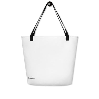 esess Large Tote Bag White