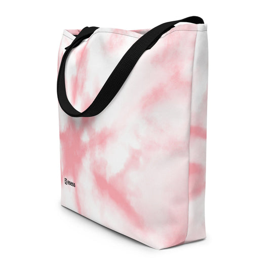 esess Large Tote Bag Pink