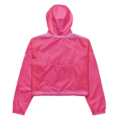 esess Women’s cropped windbreaker Pink