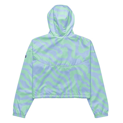 esess Women’s cropped windbreaker Blue