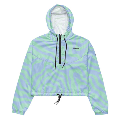 esess Women’s cropped windbreaker Blue
