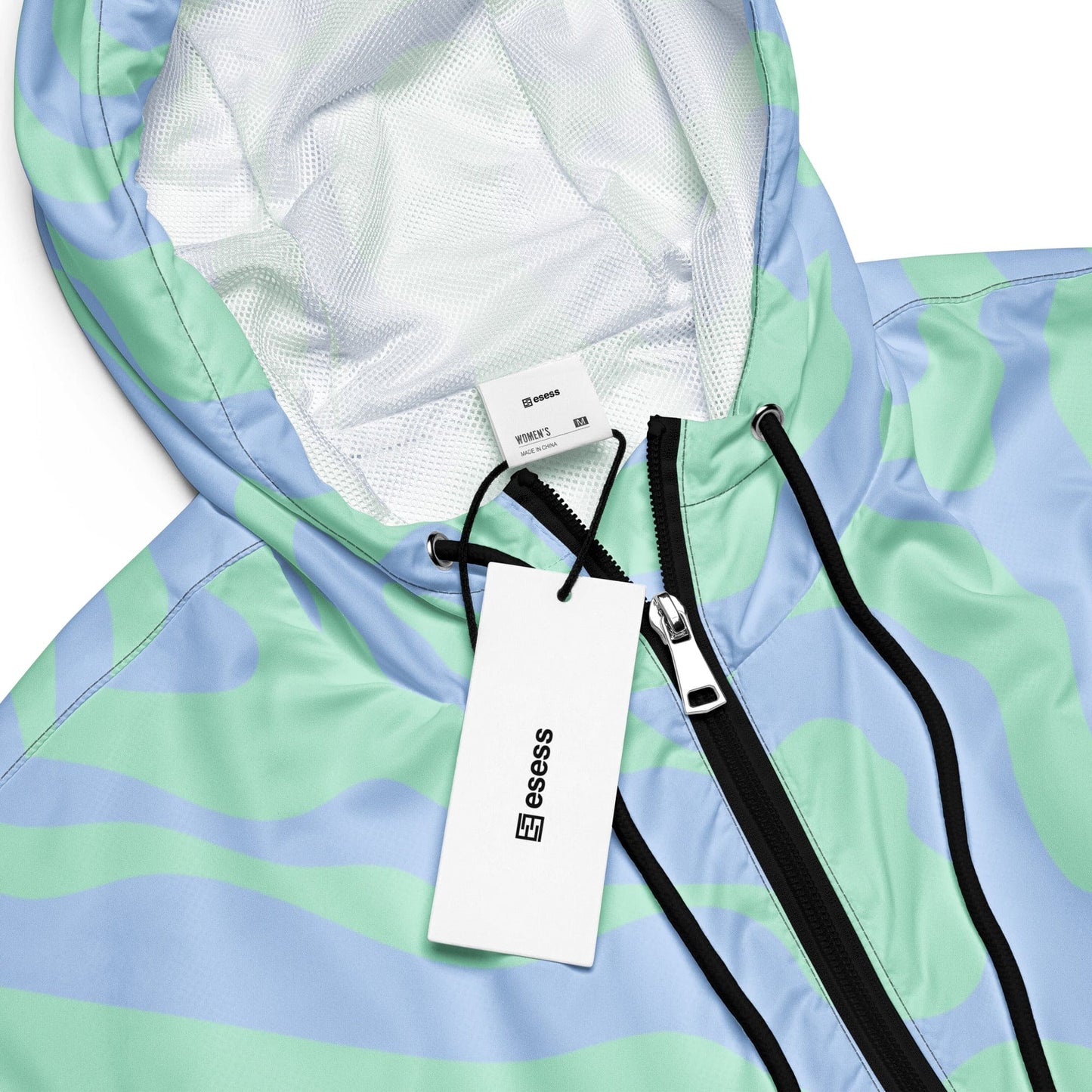 esess Women’s cropped windbreaker Blue