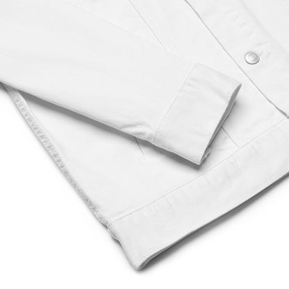 esess Unisex Denim Jacket White